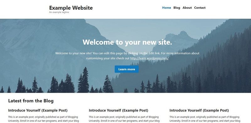 Creating WordPress.com free website 